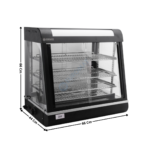 Vitrine chauffante 110 L. | FM26 | CUISTANCE