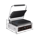 Machine à panini Simple - Striée/Striée | PGMA | CUISTANCE