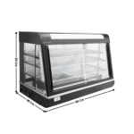 Vitrine chauffante 150 L. | FM36 | CUISTANCE