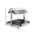 Plaque chauffante | TC2F | CUISTANCE