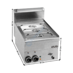 Bain-Marie elec MINIMA 600 | EBM46 | MBM