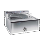 Friteuse spécial pâtisserie 20L. TRI à poser | EF20BP | MBM