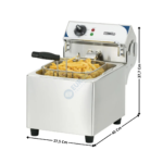 Friteuse électrique 7L. - A poser | CFE7B | CASSELIN