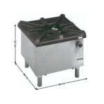 Réchaud 1 zone L gaz | FP01V | MBM ITALY