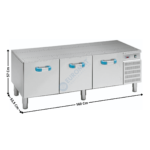 Soubassement positive 160cm - Version à Portes - GAMME 600 & 650 | BR3P6 | MBM
