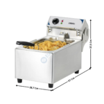 Friteuse électrique 10L. - A poser | CFE10B | CASSELIN
