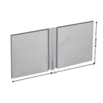 Porte L. 80cm | PDA660012 | MBM