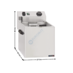 Cuiseur à pâtes électrique 8L. - 1 Panier | CCAP1G | CASSELIN