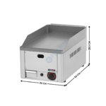 Plaque 1 zone acier gaz | CPASF30G | CASSELIN