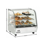 Vitrine chauffante 120L | CVC120L | CASSELIN