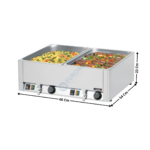 Bain-marie double GN1/1 - Avec Robinet | CBMDV | CASSELIN