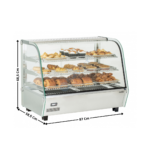 Vitrine chauffante 160L | CVC160L | CASSELIN