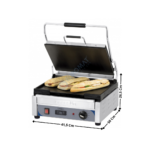 Machine à panini avec minuteur GM Premium | CGPLLGPT | CASSELIN