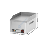 Plaque - Plancha électrique 1 Zone Acier | CPASF30B | CASSELIN