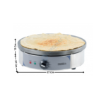 Crêpière électrique ronde 35CM | CCR35E | CASSELIN