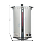 Distributeur d'eau chaude 30L | CDEC30 | CASSELIN