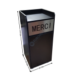 Poubelle Snack Self-Service en Bois 100 L. | PSNACK | ATLAS GRILL