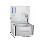 Lave-mains à commande fémorale + distributeur savon 360 mL | CLV1B | CASSELIN