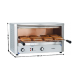 Toasteur à quartz GM - Traversant | CTQGM | CASSELIN