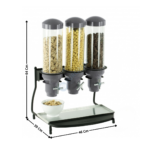 Distributeur de céréales 3 tubes | CDC3 | CASSELIN