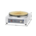 Crêpière électrique carré 40CM Premium | CCC40EP | CASSELIN