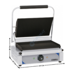 Machine à Panini Simple / Rainurée-Rainurée | CGPRR | CASSELIN