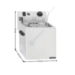 Cuiseur à pâtes électrique 8L. - 3 Paniers | CCAP3P | CASSELIN