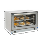 Four à Convection Pâtissier avec Système Vapeur / 400x600 | CFCV3 | CASSELIN