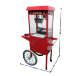 Appareil à pop-corn sur chariot | 74550815 | COMBISTEEL