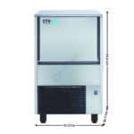 Machine à glaçons 51Kg - 24H | Q50E | ITV