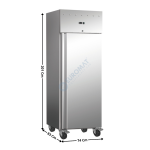 Armoire positive 700 L. - 1 porte pleine GN2/1 | ARP700AC | ATLAS COLD