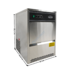 Machine à glaçons 26Kg - 24H | 74760150 | COMBISTEEL