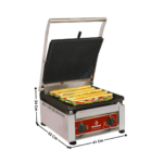 Machine à Panini / Haut-Rendement "36x36 Cm" | BIGFOODSN | DIAMOND