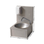 Lave-mains à commande fémorale + distributeur savon | LM3DSS | DIAMOND