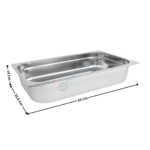 Bac gastronorme inox GN 1/1 - 100mm | BG11100 | CUISTANCE
