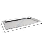 Bac gastronorme inox GN 1/1 - 20mm | BG11020 | CUISTANCE