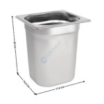 Bac gastronorme inox GN 1/6 - 200mm | BG16200 | CUISTANCE