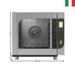 Four mixte à injection 6 x GN1/1 - CHEFMATE FULL TOUCH | CMFE6HUWICPSX | MBM ITALY