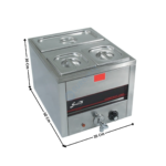 Bain-marie - 2 x GN 1/3 - Premium | 15162 | SOFRACA