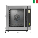Four mixte à injection 10 x GN1/1 - CHEFMATE FULL TOUCH | CMFE10HUWICPSX | MBM ITALY