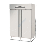 Armoire positive GN2/1 1370L. - 2 portes pleine | AGR1002PF | CORECO