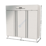 Armoire négative GN2/1 2197L. - 3 portes pleine | ACG2003 | CORECO