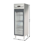 Armoire positive GN2/1 645L. / Traversante – 2 portes vitrées | AGRE751PT | CORECO