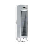 Armoire négative GN1/1 303L. - 1 porte vitré | ACGE50 | DOCRILUC