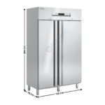 Armoire négative GN1/1 + GN2/1 964L. - 2 portes pleine | ACG125 | DOCRILUC