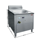 Friteuse à churros 22 Litres gaz Traditionnel à Cuve ronde | FCTG25 | DIAMOND