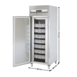 Armoire positive 645L. - 1 porte pleine | AP750 | CORECO