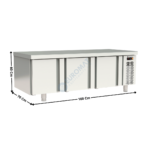 Soubassement positive 160cm - 3 portes GN1/1 | MFB160 | CORECO