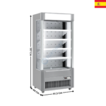 Vitrine réfrigérée 523L. - TYPE Promotionnelle | PROH90 | DOCRILUC