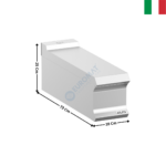 Element neutre 20cm à poser DOMINA 700 MAX | N72T | MBM ITALY